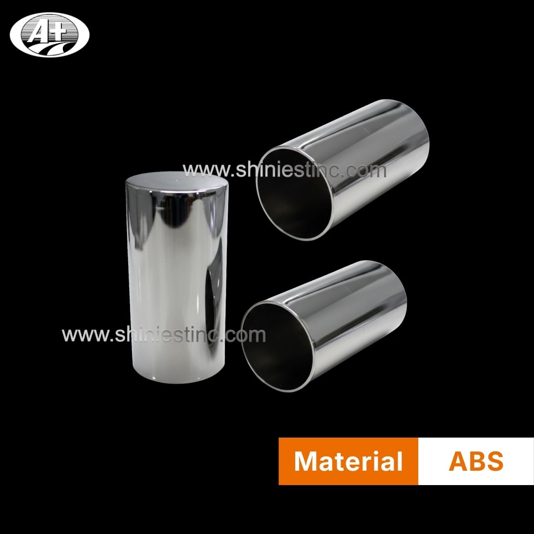 Chrome 33mm Cylinder Lug Nut Covers for 22.5 Inch Semi Truck Wheels