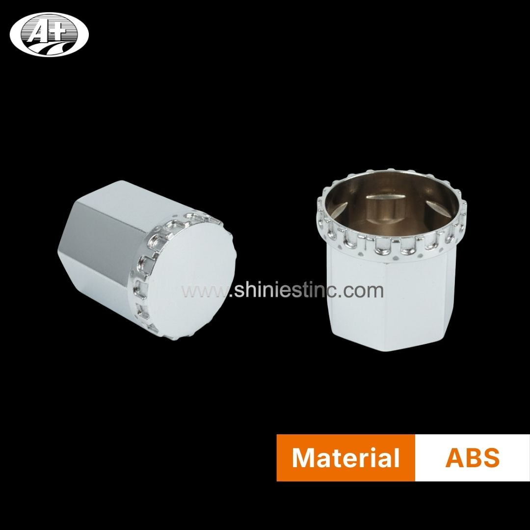 US Spec 33mm Chrome Hex Lug Cover for Tractor Trailers