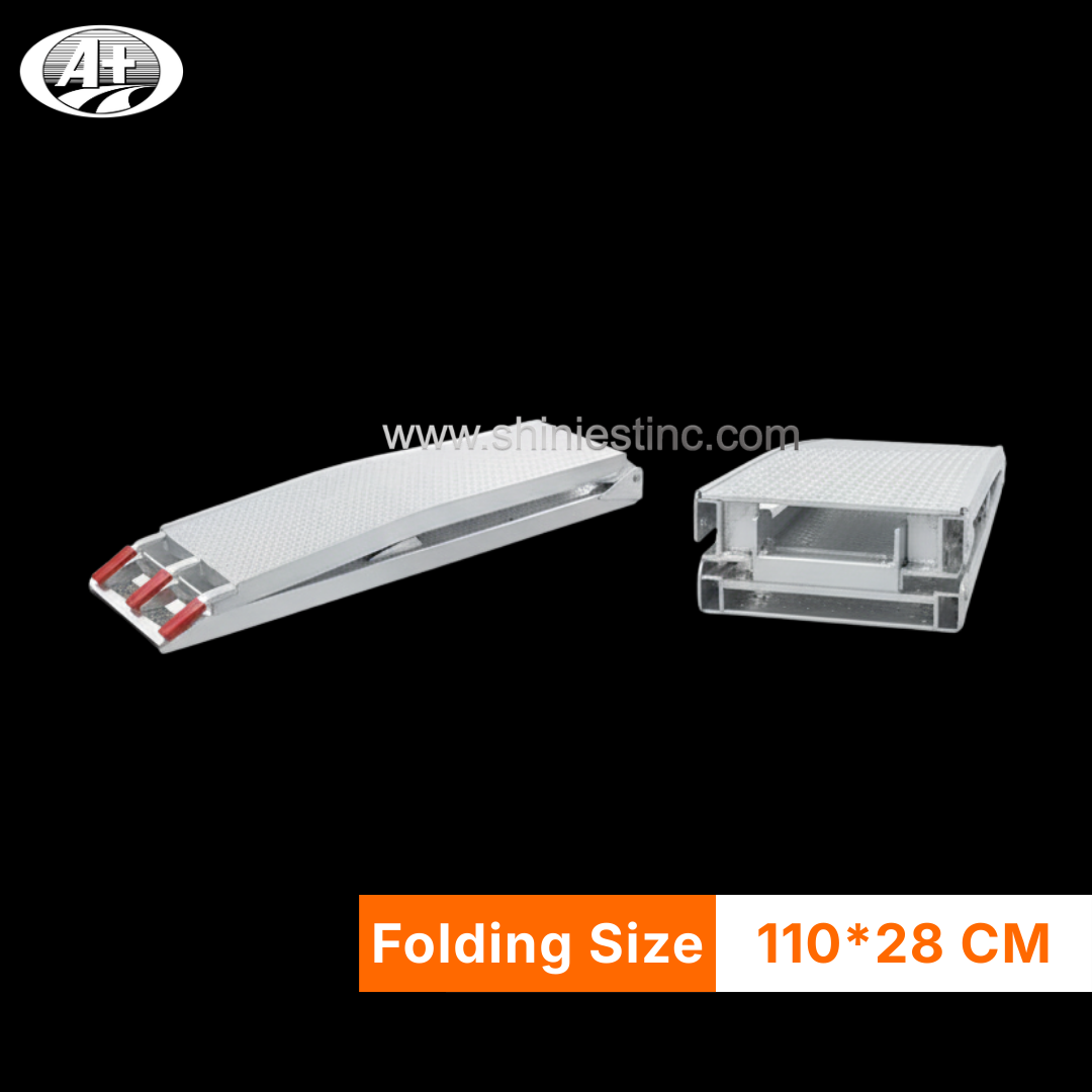 Heavy Duty Arched Folding Aluminum ATV Loading Ramp for Pickup