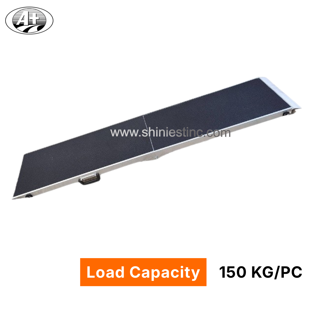 Portable Aluminum Folding Ramps for ATV, Motorcycle, and Wheelchair Accessibility