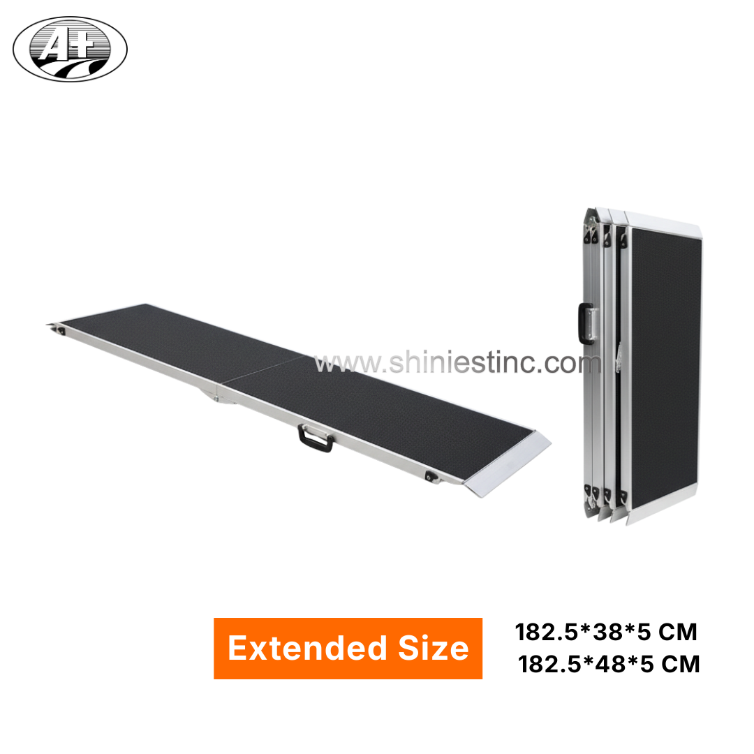 Portable Aluminum Folding Ramps for ATV, Motorcycle, and Wheelchair Accessibility