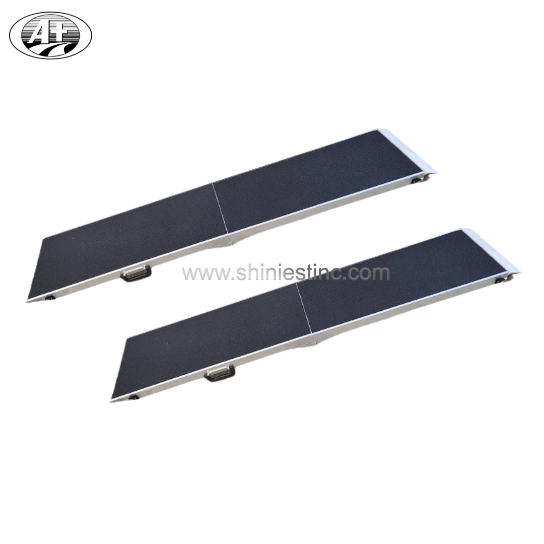 Portable Aluminum Folding Ramps for ATV, Motorcycle, and Wheelchair Accessibility