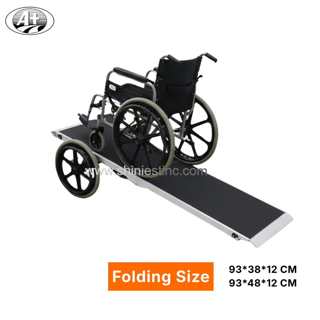 Portable Aluminum Folding Ramps for ATV, Motorcycle, and Wheelchair Accessibility