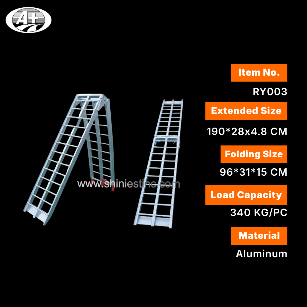 Heavy Duty Arched Folding Aluminum ATV Loading Ramp for Pickup