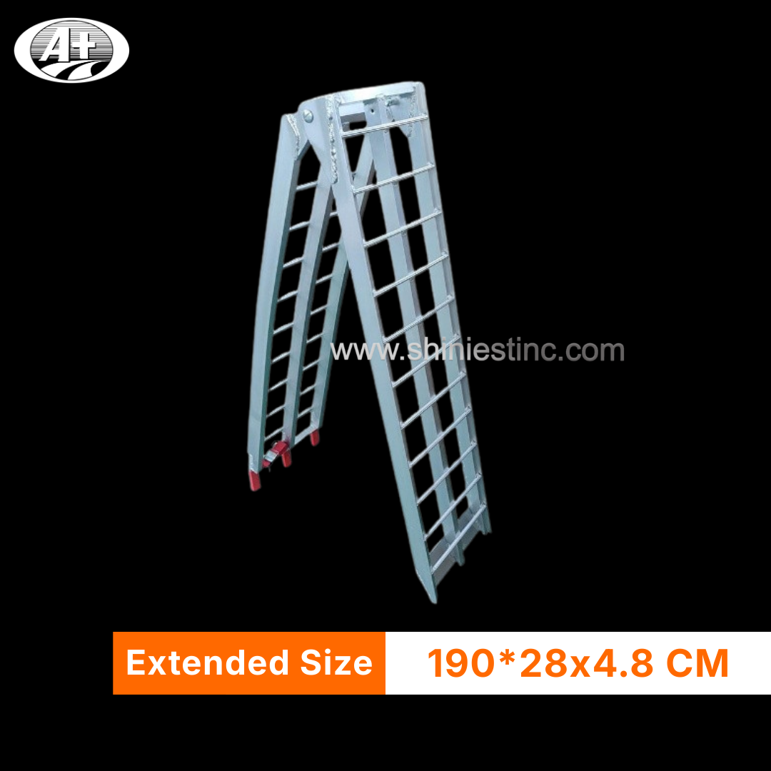 Heavy Duty Arched Folding Aluminum ATV Loading Ramp for Pickup