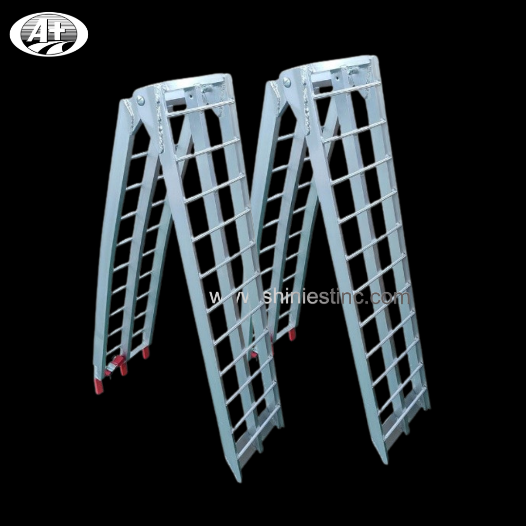 Heavy Duty Arched Folding Aluminum ATV Loading Ramp for Pickup