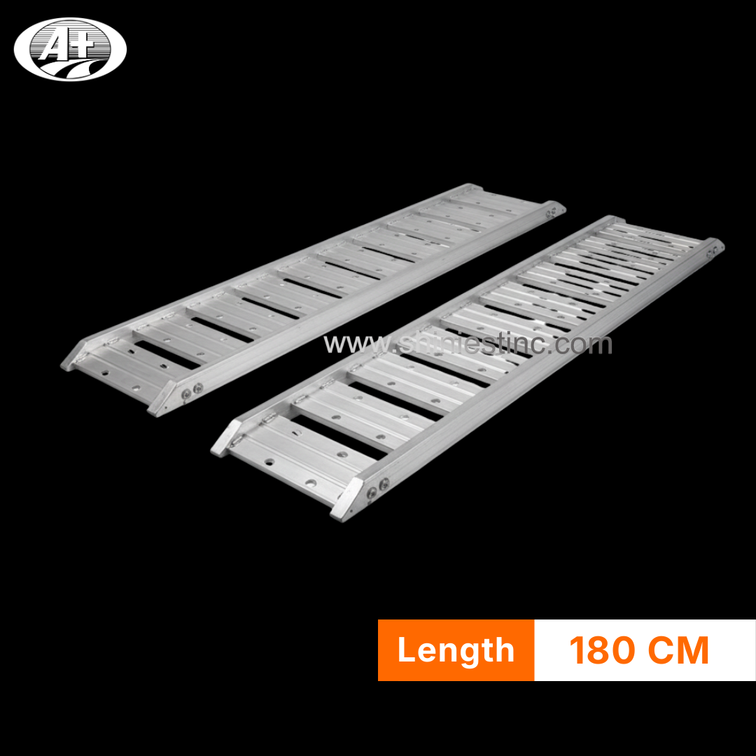 Heavy Duty Folding Aluminum ATV Loading Ramp with Anti-Slip Plank Surface