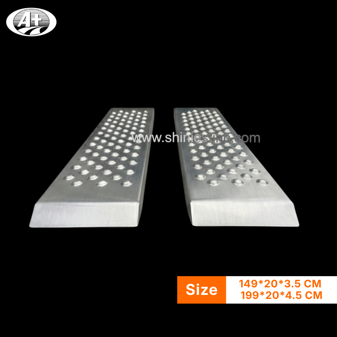 Heavy Duty Anti-Slip Perforated Steel Loading Ramps for ATV and Trailer