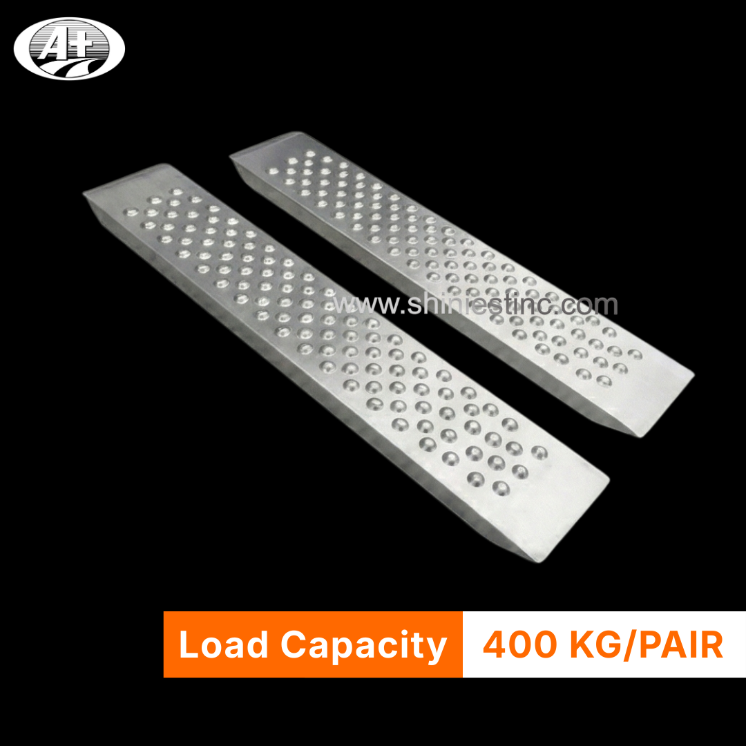 Heavy Duty Anti-Slip Perforated Steel Loading Ramps for ATV and Trailer