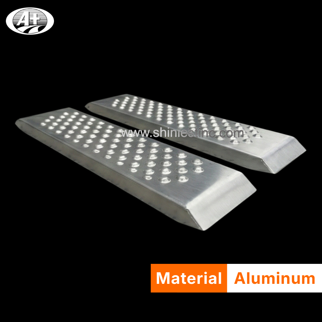 Heavy Duty Anti-Slip Perforated Steel Loading Ramps for ATV and Trailer