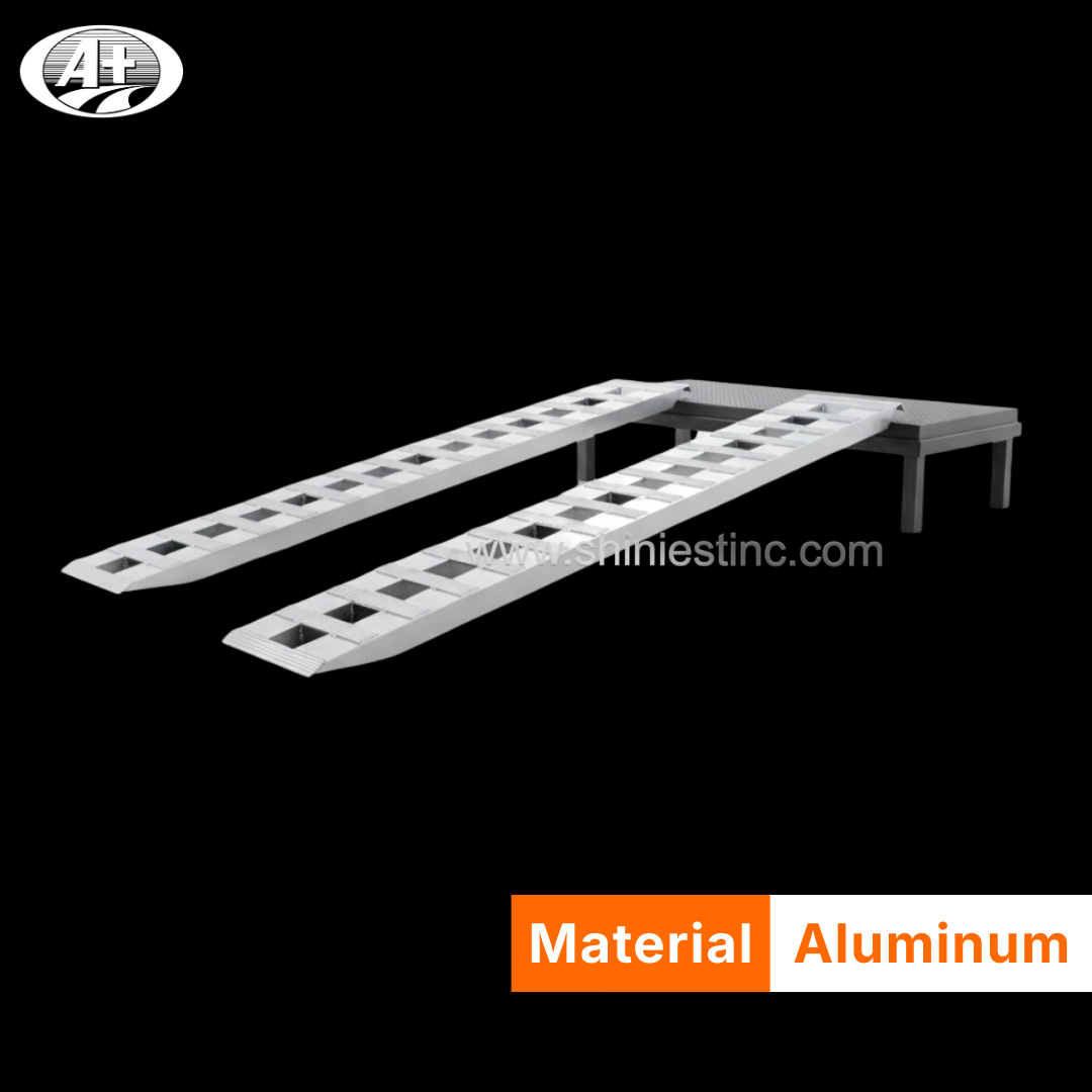 Heavy Duty Aluminum Straight Rung Loading Ramps for Car Haulers and Trailers