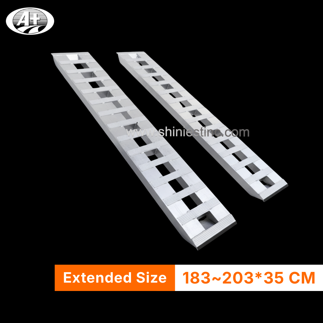 Heavy Duty Aluminum Straight Rung Loading Ramps for Car Haulers and Trailers