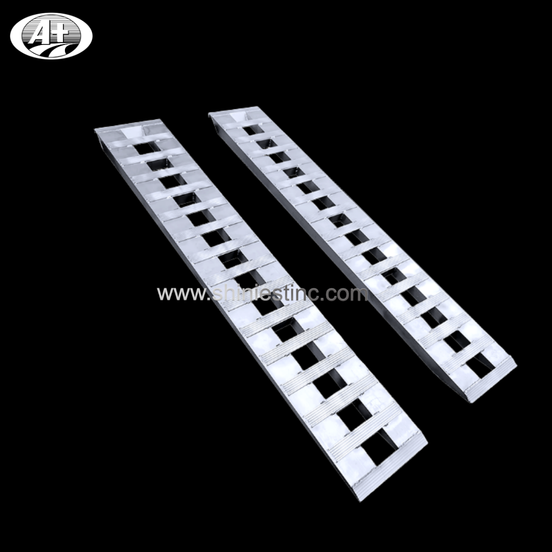 Heavy Duty Aluminum Straight Rung Loading Ramps for Car Haulers and Trailers