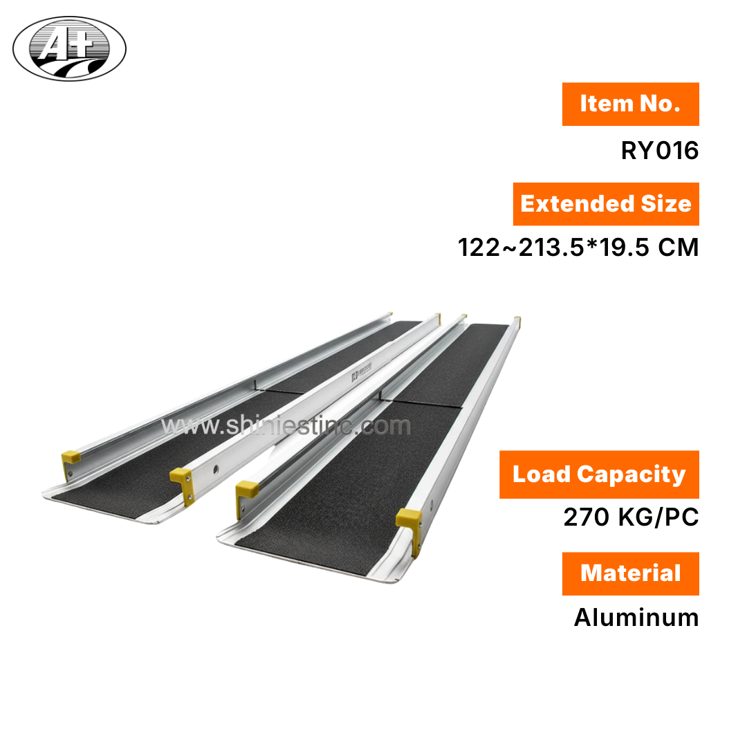 Portable Aluminum Folding and Telescoping Loading Ramp for ATV and Wheelchair