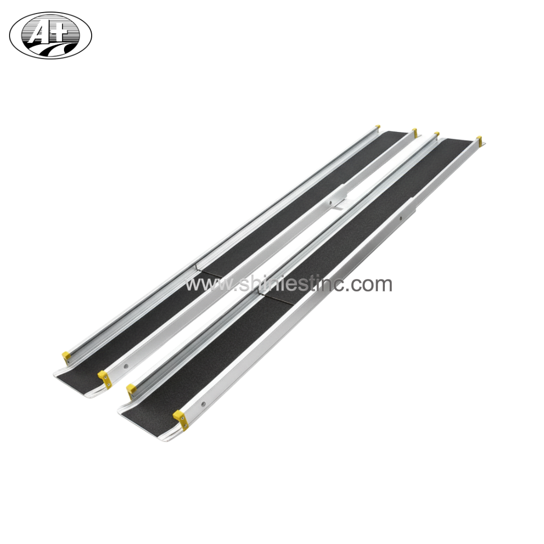 Portable Aluminum Folding and Telescoping Loading Ramp for ATV and Wheelchair