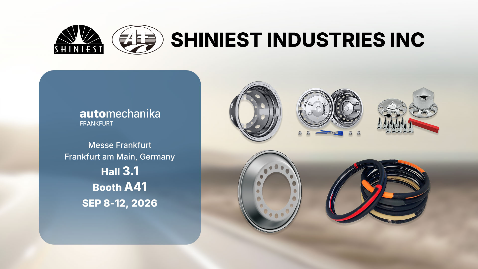 Join Shiniest Industries Inc. at Automechanika Frankfurt 2026!